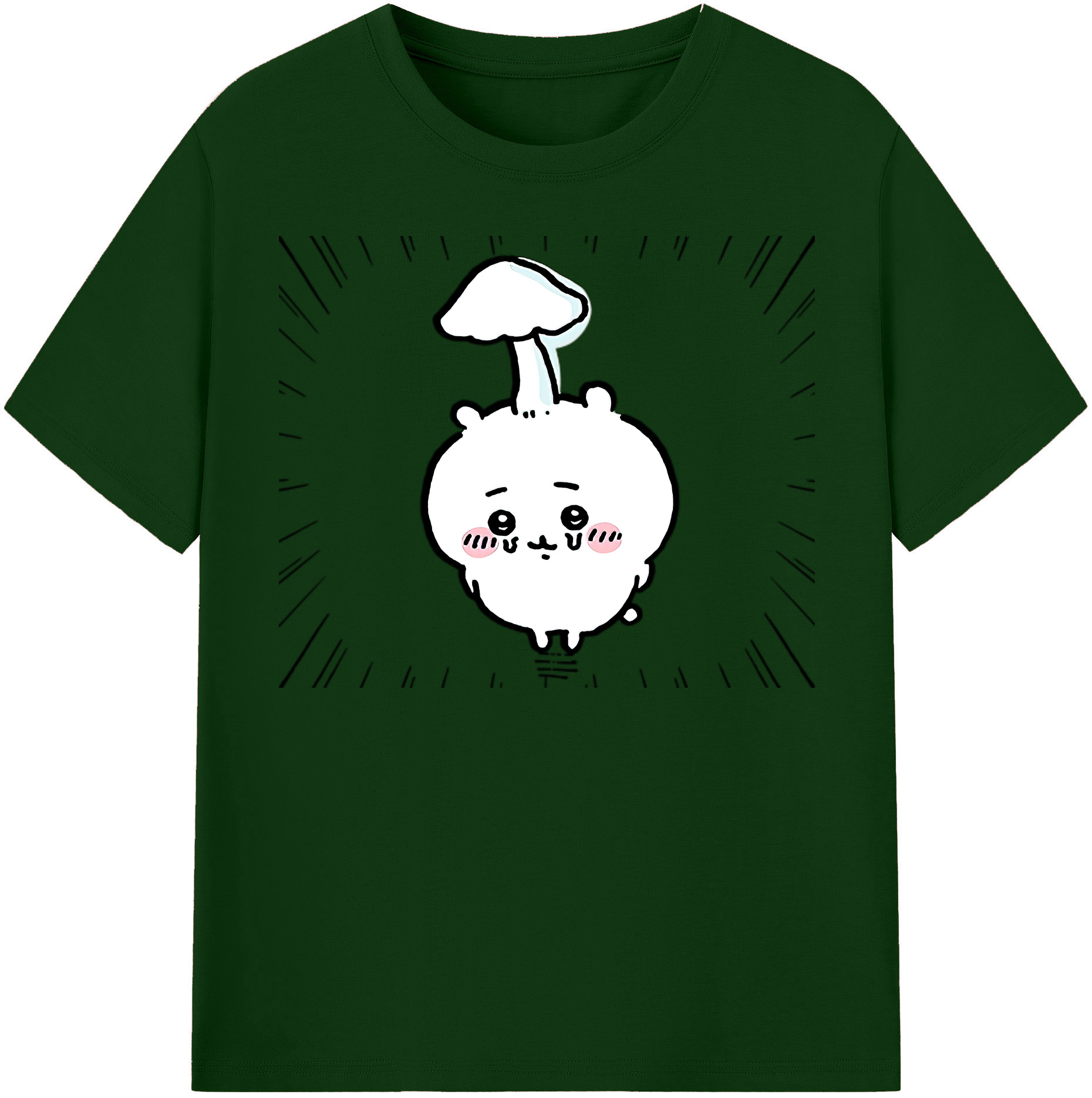 （画像用） ちいかわ ちいかわ Chii-kawa chiikawa 綿100％半袖Tシャツ（フロントプリント）